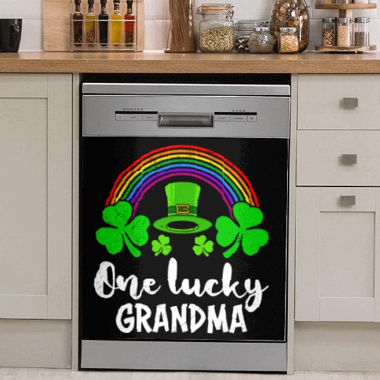 One Lucky Grandma St Patrick's Day Grandma Dish Washer Covers