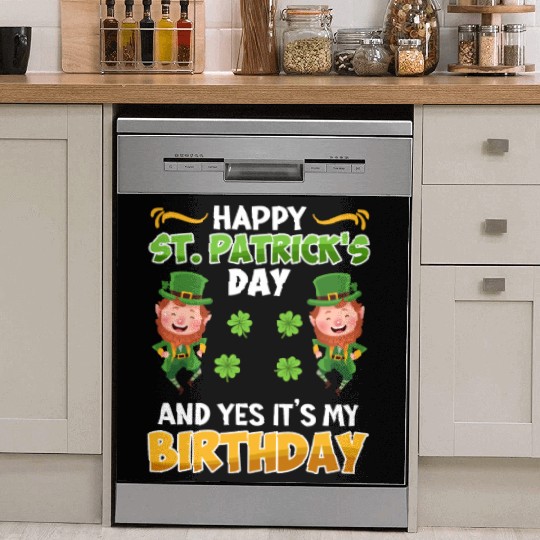 St. Patrick's Day Birthday Dish Washer Covers