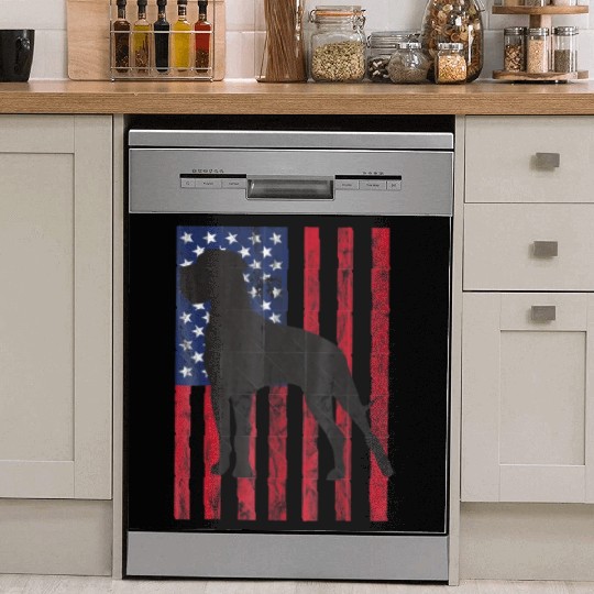 Great Dane Dish Washer Covers Patriotic Gre