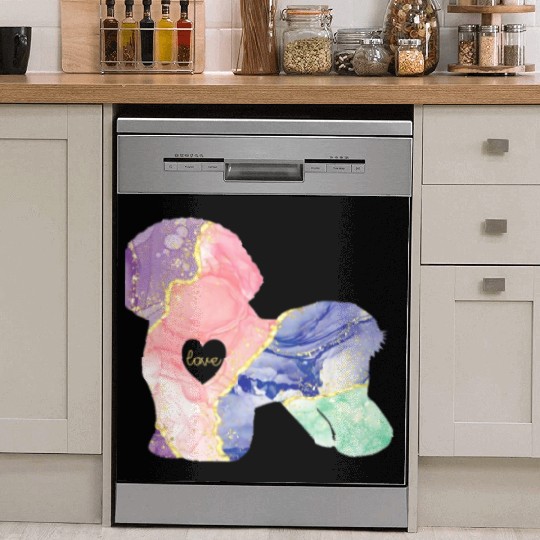 Bichon Frise Lover Bichon Frise Mom Dish Washer Covers