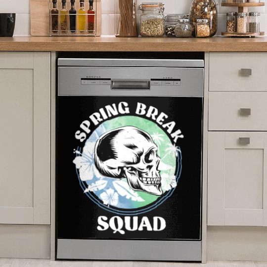 Spring Break Squad Summer Vacation Spring Break Dish Washer Covers