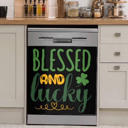 blessed and luckyStPatricks Dish Washer Covers