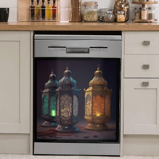 Ramadan lanterns Dish Washer Covers