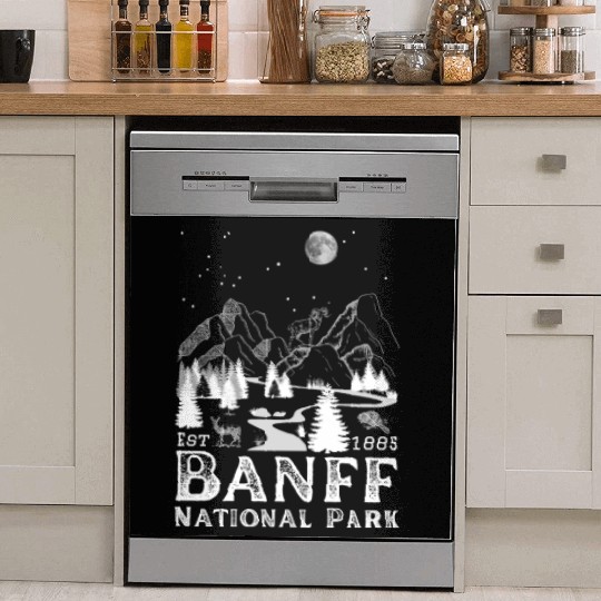 Banff National Park 1885 Dish Washer Covers