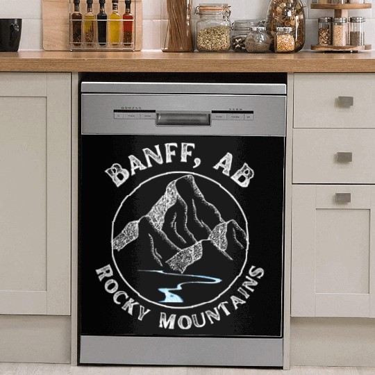 Banff Alberta Rocky Mountains Dish Washer Covers