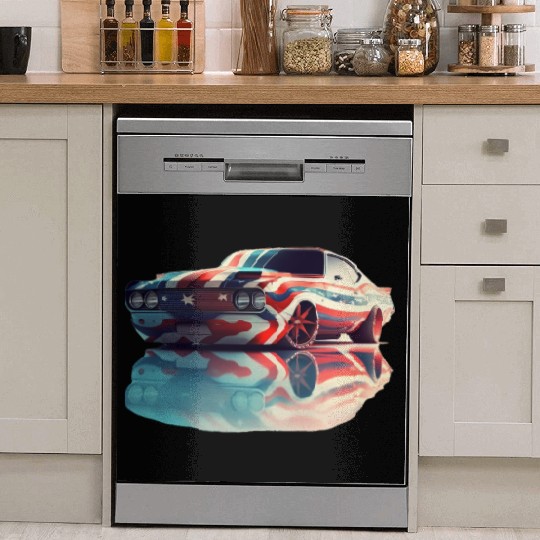 American pride and raw horsepower Dish Washer Covers