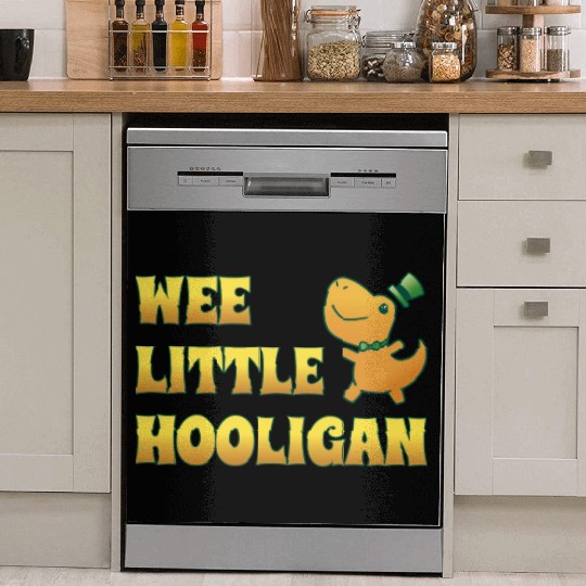Wee Lil Hooligan Kids St Patrick s Day Boys Girl Dish Washer Covers