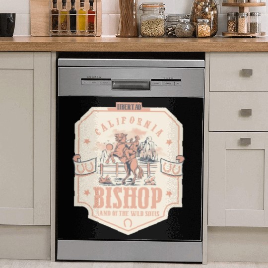 bishop California wild west town Dish Washer Covers