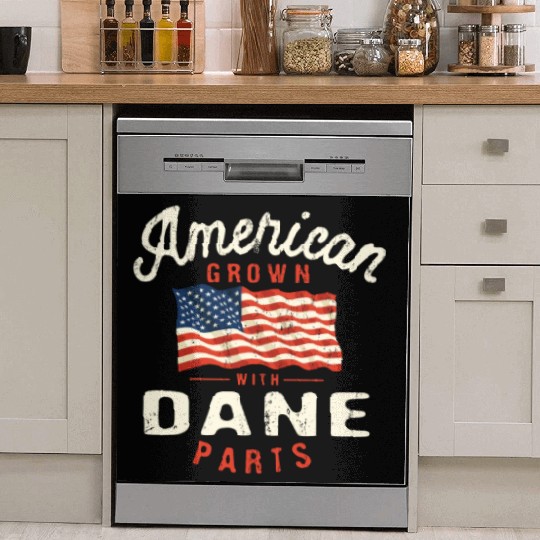 American Grown with Dane Parts Patriotic Nationali Dish Washer Covers