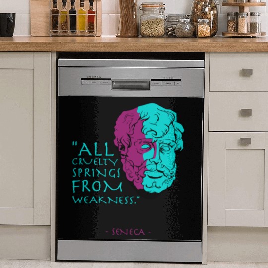 Seneca Stoic Philosophy Quote Dish Washer Covers