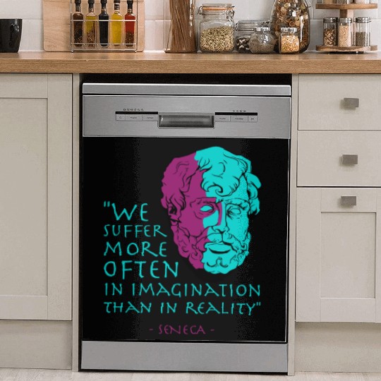 Seneca Stoic Philosophy Quote Dish Washer Covers