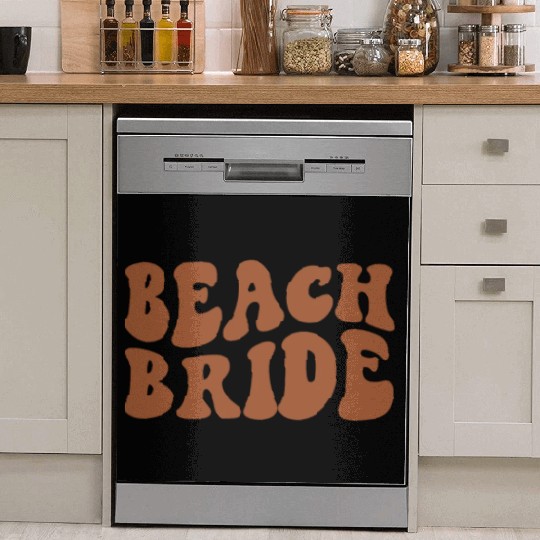Beach Bride Terracotta Burnt Orange Dish Washer Covers