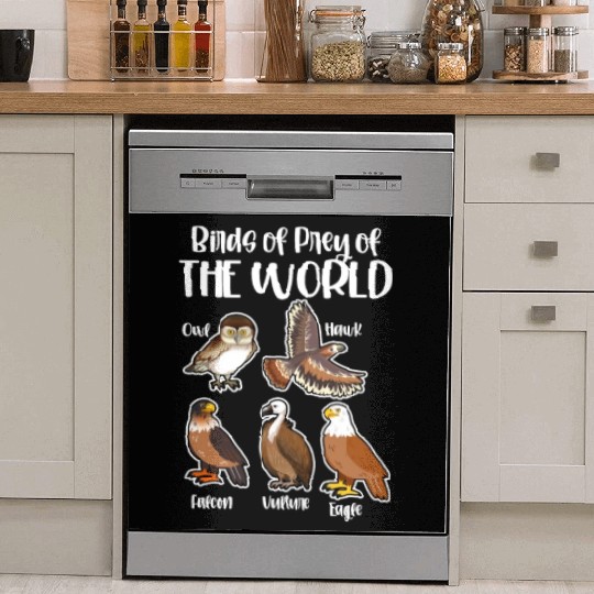 Birds of Prey Of The World Dish Washer Covers