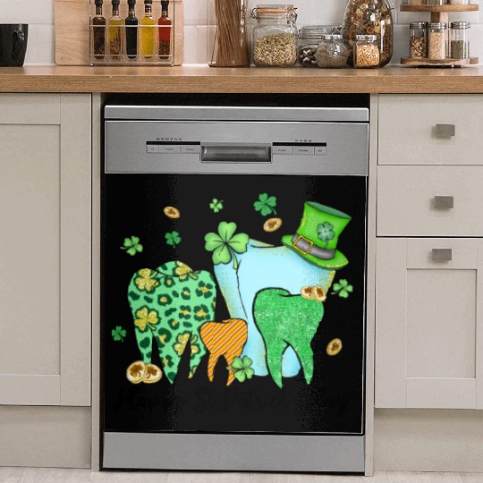 Happy Nurse Patricks Day Dish Washer Covers