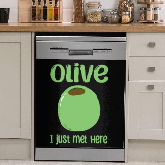 Green Olive Lover Quote Dish Washer Covers