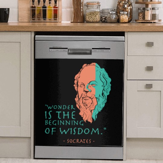 Socrates Stoic Philosophy Quote Dish Washer Covers