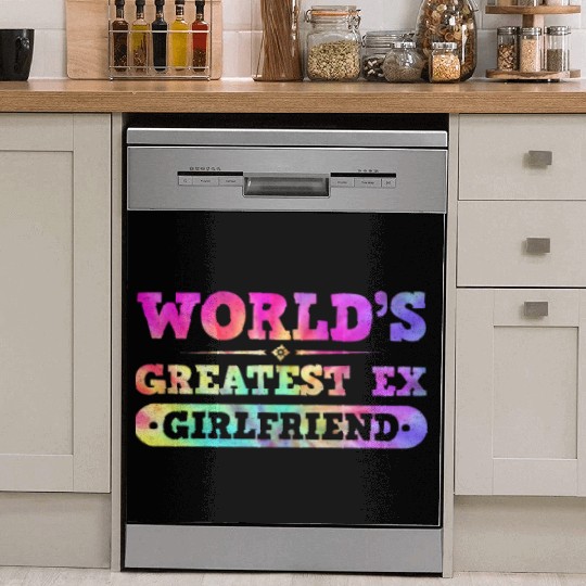 Worlds Greatest Ex Girlfriend Break Postal Service Dish Washer Covers