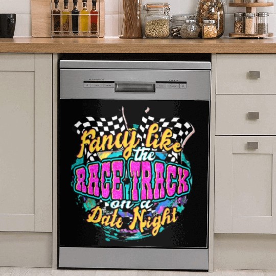 Fancy Like The Race Track On A Date N Dish Washer Covers