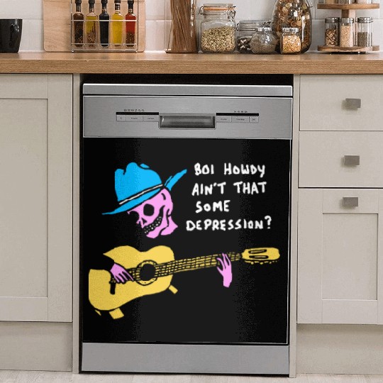 Boi Howdy Ain't That Some Depression? Apparel Dish Washer Covers