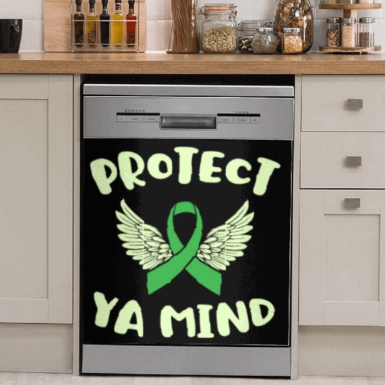 Protect Ya Mind Mental Health Awareness Depression Dish Washer Covers