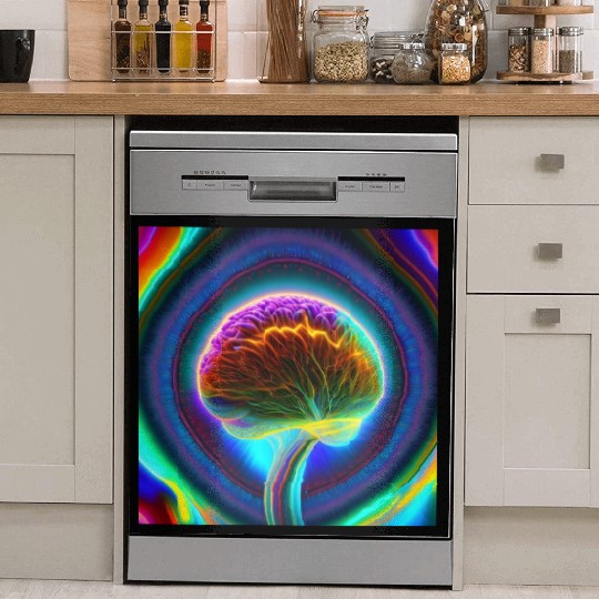 Electric Mind - Psychedelic Brain Dish Washer Covers 2