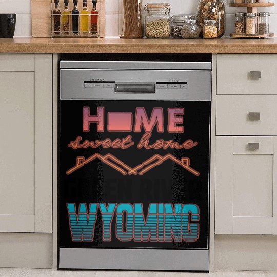 Green River Wyoming Home Sweet Home Dish Washer Covers