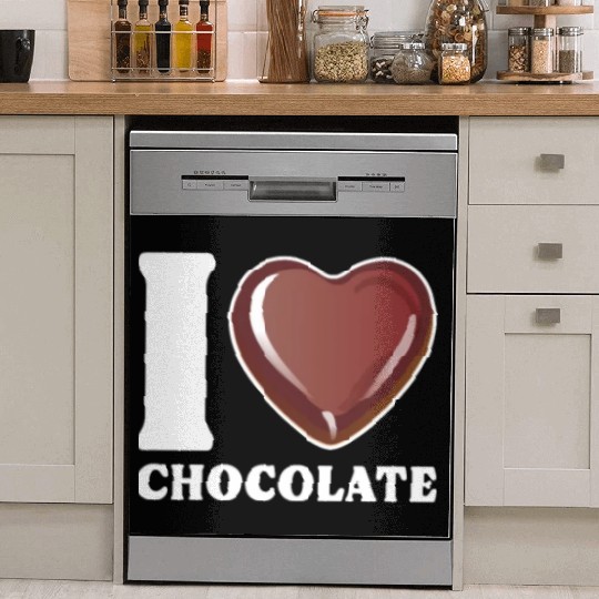 I Love Chocolate Dish Washer Covers