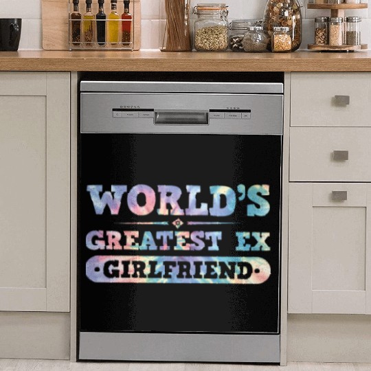 Worlds Greatest Ex Girlfriend Break Postal Service Dish Washer Covers