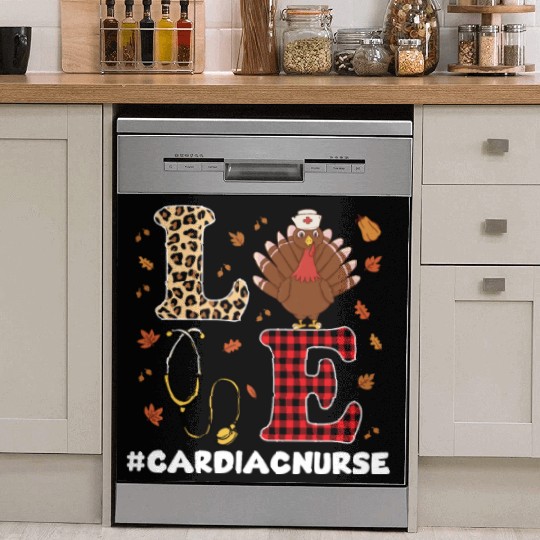 Thanksgiving Cardiac Nurse Costume Dish Washer Covers