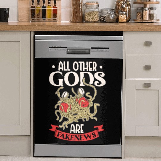 Atheist Atheism Flying Spaghetti Pastafarianism Dish Washer Covers