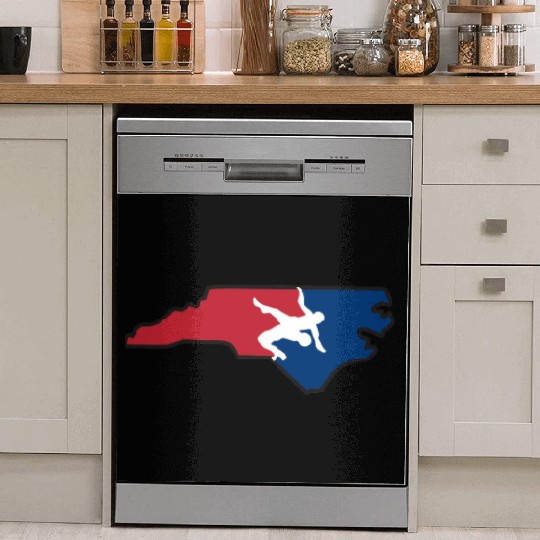 North Carolina Wrestling Dish Washer Covers