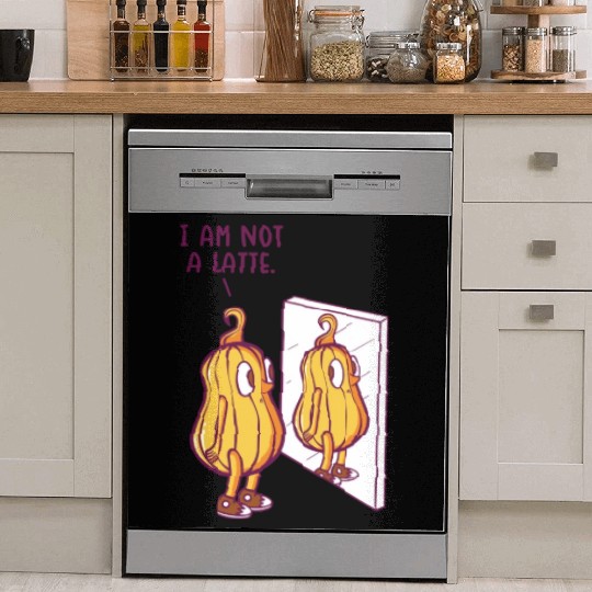 Pumpkin Latte Lover Coffee Pumpkin Dish Washer Covers