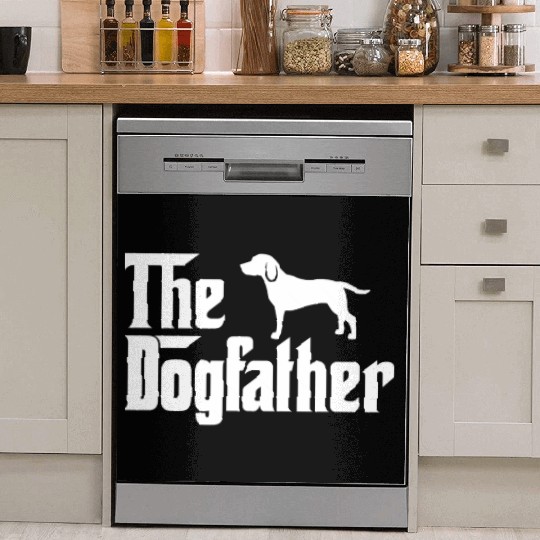 The Dogfather - Funny Beagle Dad Dish Washer Covers