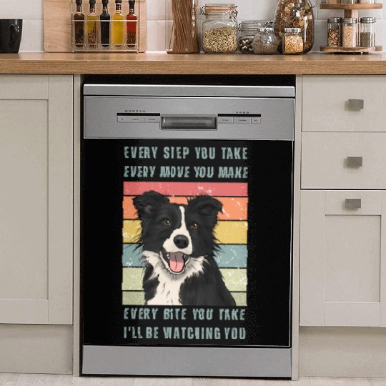 Every Bite You Take - Border Collie Dish Washer Covers