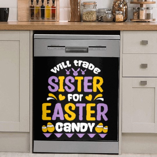 Sister For Easter Candy Dish Washer Covers