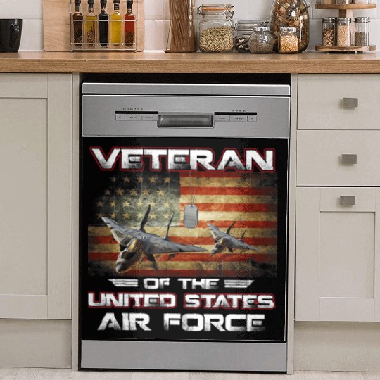 Veteran of the United States US Air Force Dish Washer Covers