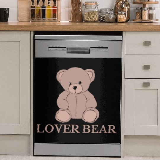 Lover Bear Cool design fashionable summer 100% Dish Washer Covers
