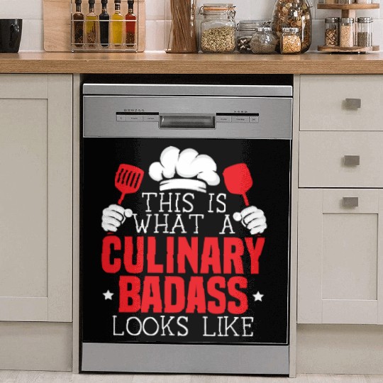 Culinary Gangster Pastry Chef Cooking Culinary Dish Washer Covers