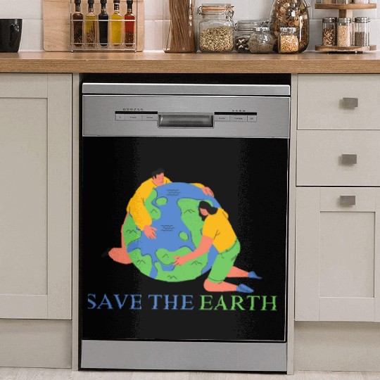 save the earth day Dish Washer Covers