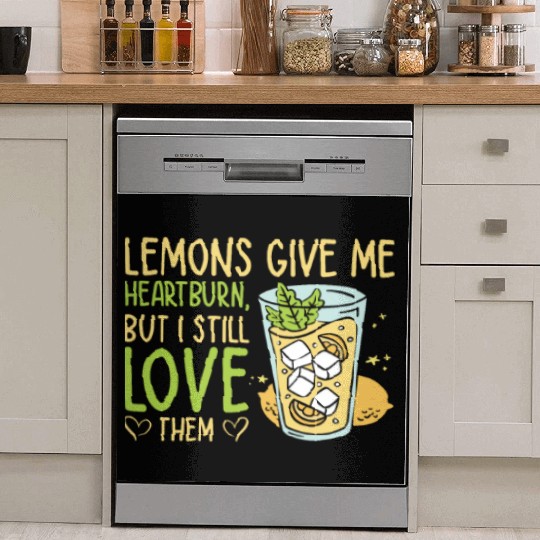 Lemon Fruit Lemonade Citrus Dish Washer Covers