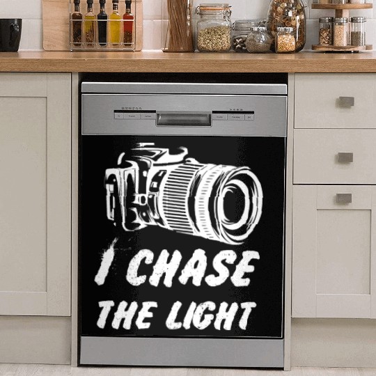 Funny Camera photography quote gift Dish Washer Covers