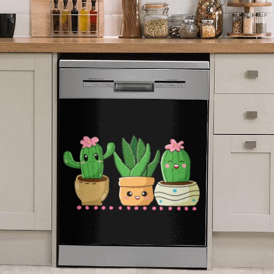 Cactus, Cactus Pocket, Plant Lover, Minimalist Dish Washer Covers
