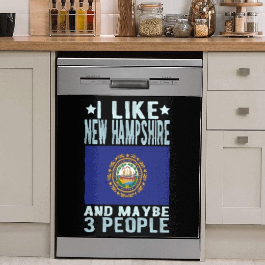 New Hampshire Flag US State Dish Washer Covers