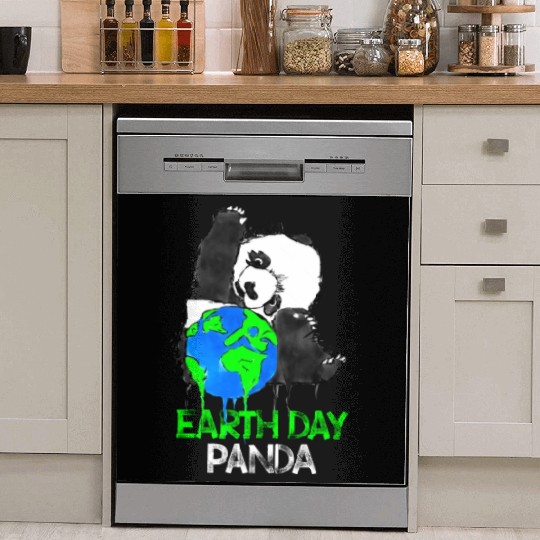 Earth Day Panda Dish Washer Covers
