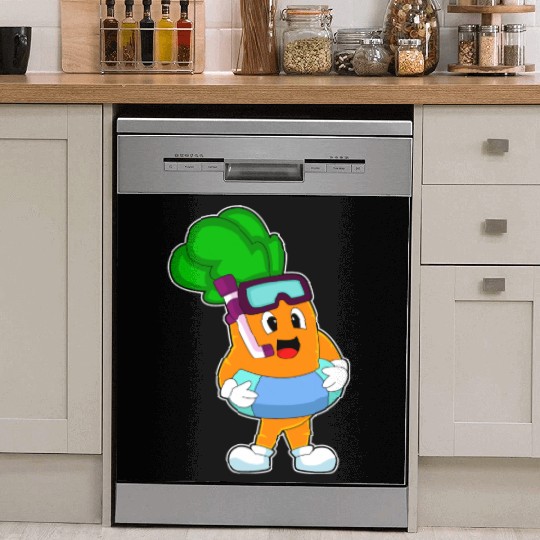 Carrot Swimming Lifebuoy Dish Washer Covers