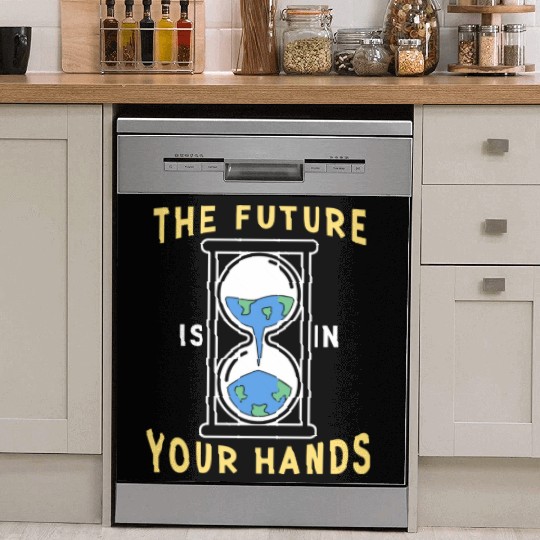 Earth Hour Time Environmentalist Save The Planet Dish Washer Covers