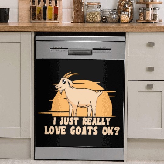 Farmer Quotes Farm Goat Apparel I Just Really Love Dish Washer Covers