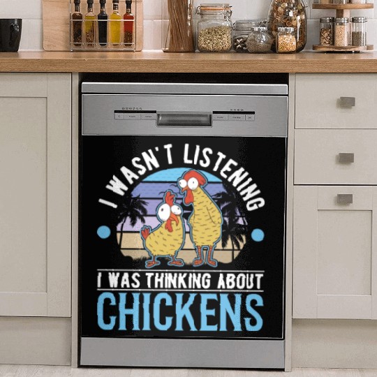 Chickens Chicken Farm Farmer Dish Washer Covers