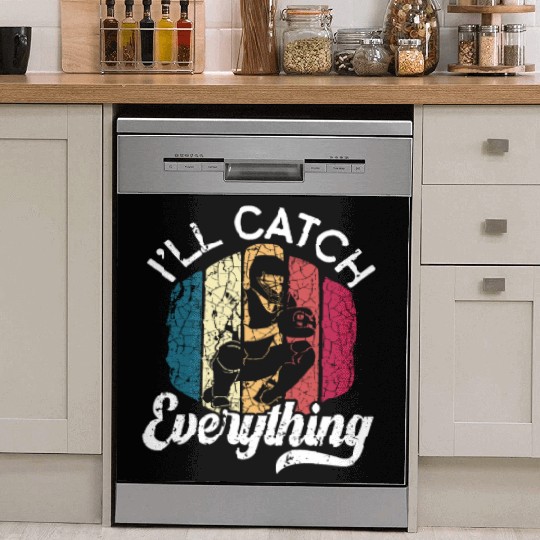 Baseball Lover Baseball Player Baseball Catcher Dish Washer Covers