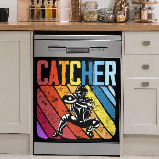 Baseball Lover Baseball Player Baseball Catcher Dish Washer Covers